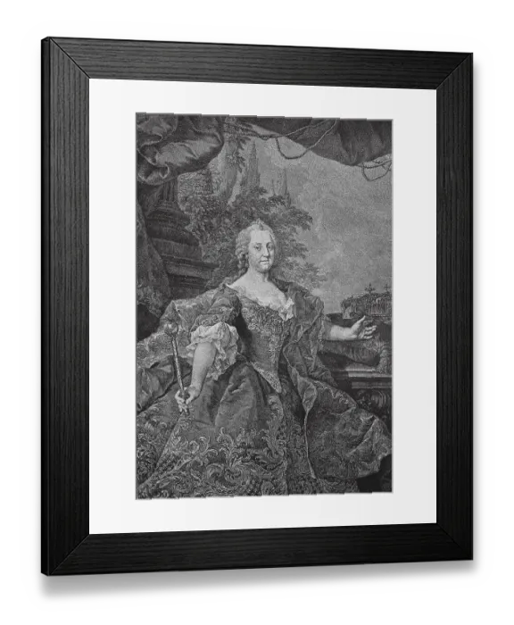 Framed Print : Maria Theresa Walburga Amalia Christina