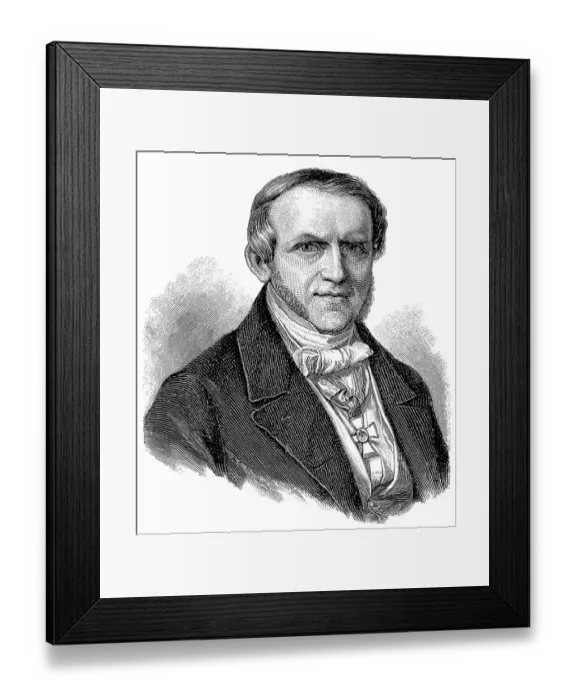 Framed Print : Erasmus Robert Freiherr von Patow Framed Print : Erasmus Robert Freiherr von Patow