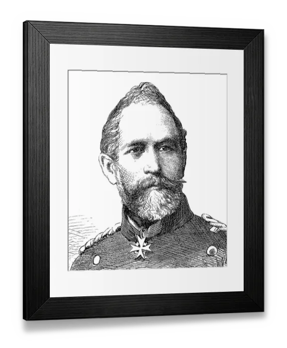Framed Print : Portrait of Wilhelm Ludwig Karl Friedrich von Tuempling Framed Print : Portrait of Wilhelm Ludwig Karl Friedrich von Tuempling