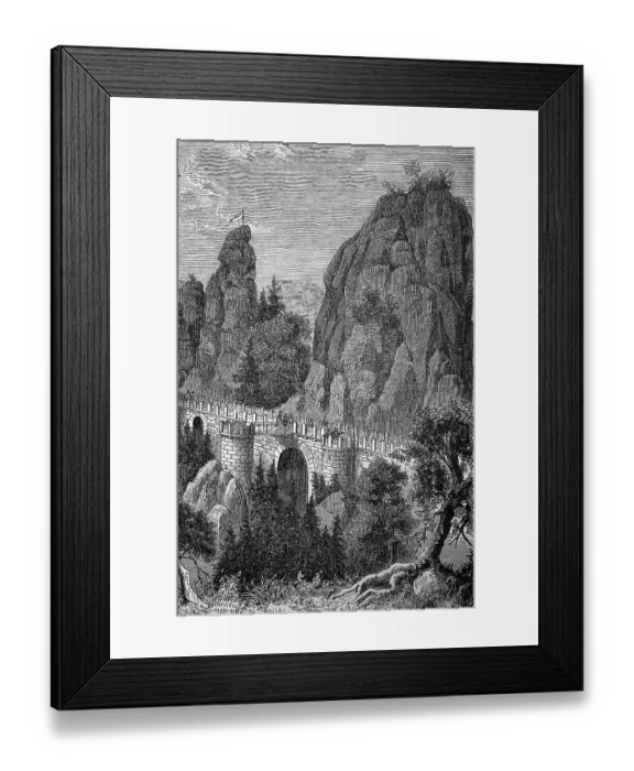 Framed Print : The Bastei in Saxon Switzerland