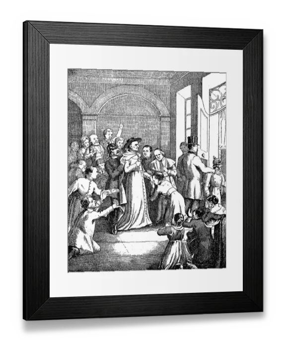 Framed Print : Imprisoning of Paul Melchers, 1813 Framed Print : Imprisoning of Paul Melchers, 1813