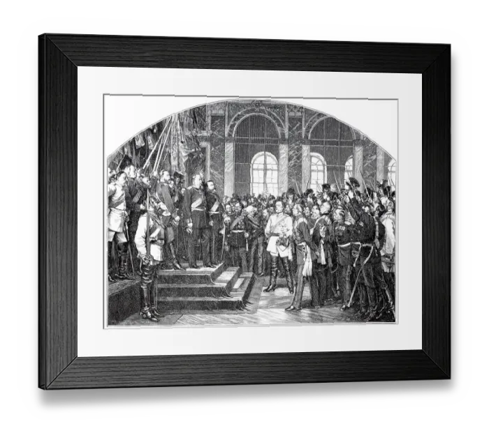 Framed Print : The proclamation of the Emperor in Versailles on 18 Framed Print : The proclamation of the Emperor in Versailles on 18