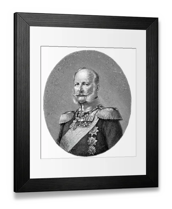 Framed Print : Prince Wilhelm, March 22, 1797