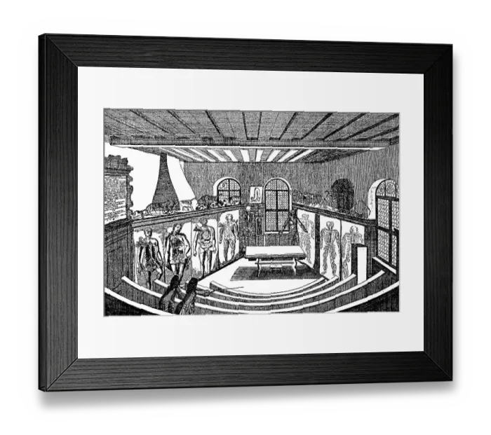 Framed Print : Anatomical theater in the university of Altdorf Framed Print : Anatomical theater in the university of Altdorf