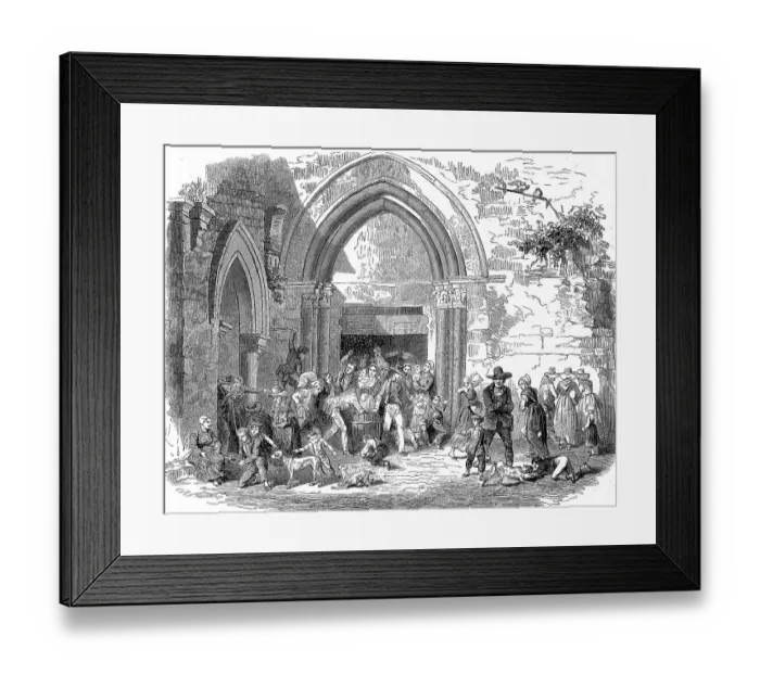 Framed Print : Donation of alms for the poor people Framed Print : Donation of alms for the poor people