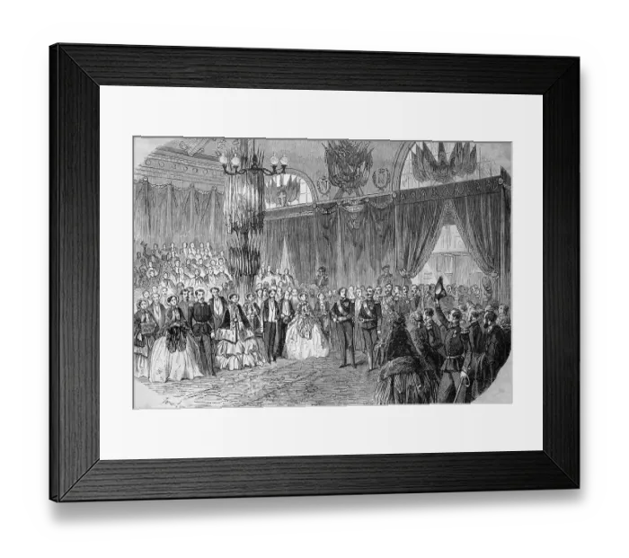 Framed Print : Greeting of the king of sardines at the station of Lyon on November 23
