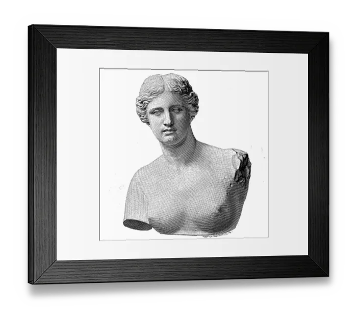 Framed Print : The Venus of Milo also Aphrodite of Melos Framed Print : The Venus of Milo also Aphrodite of Melos