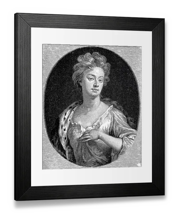 Framed Print : Sarah Churchill, known as Countess of Marlborough