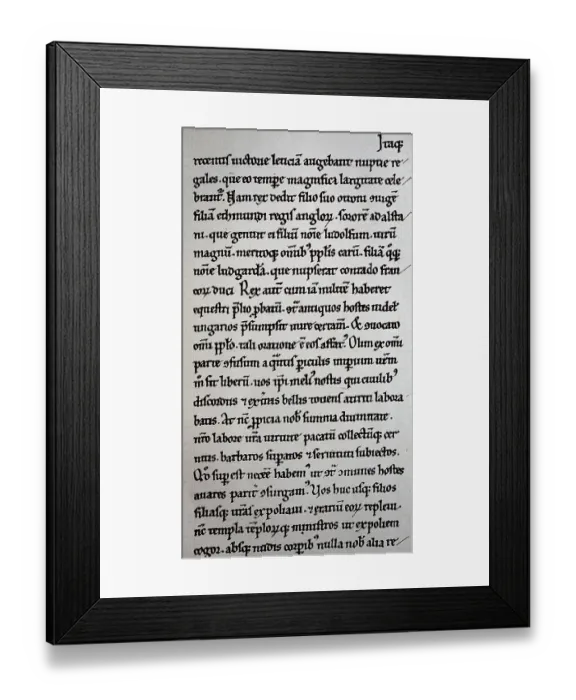 Framed Print : From Widukinds of Corvey Saxon Stories