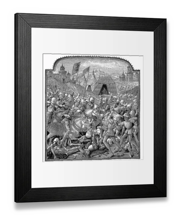 Framed Print : The War of Charles the Bold and the Swiss