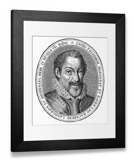 Framed Print : Georg Friedrich, January 30, 1573 Framed Print : Georg Friedrich, January 30, 1573
