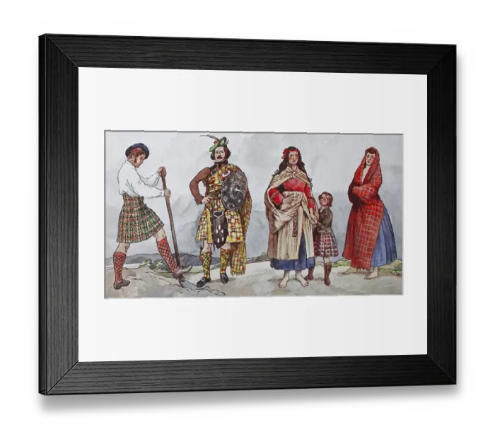 Framed Print : People in traditional costumes Framed Print : People in traditional costumes