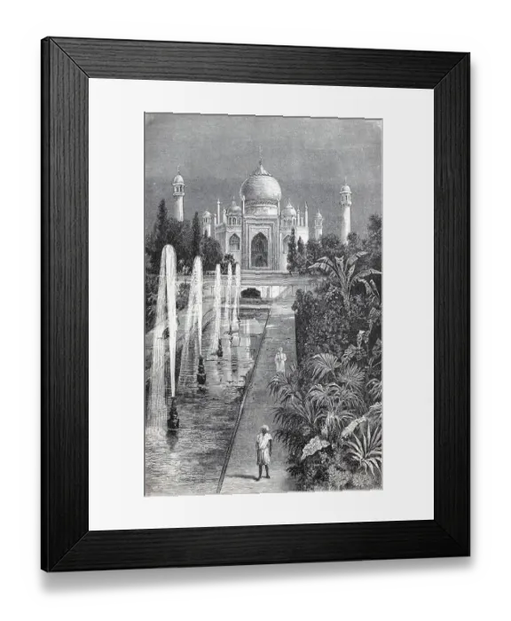 Framed Print : The Taj Mahal, Agra, Uttar Pradesh Framed Print : The Taj Mahal, Agra, Uttar Pradesh