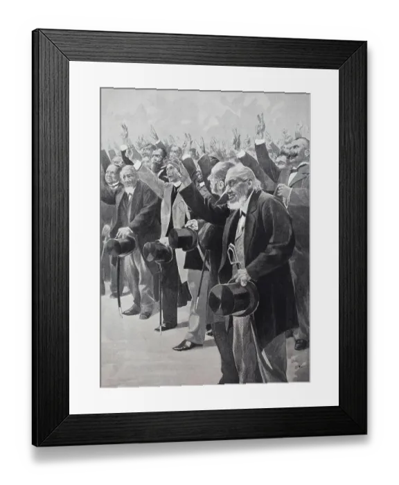 Framed Print : Oath in the village of trogen in switzerland Framed Print : Oath in the village of trogen in switzerland