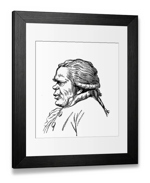 Framed Print : Georges Jacques Danton, 175-1794 Framed Print : Georges Jacques Danton, 175-1794