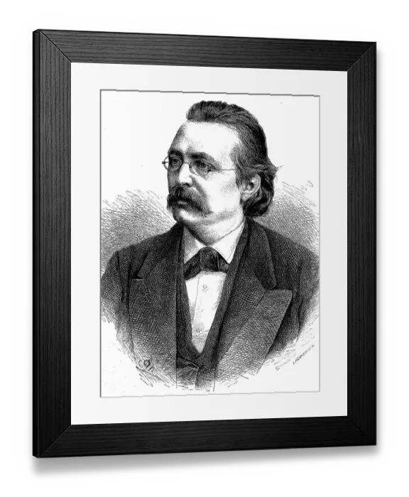 Framed Print : Carl Franz Edmund Kretschmer, 1830-1908 Framed Print : Carl Franz Edmund Kretschmer, 1830-1908