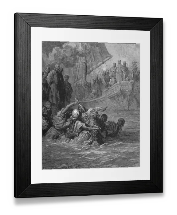 Framed Print : Assassination of Sultan al Madam Turanahah