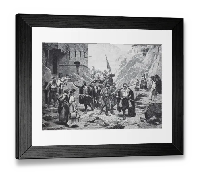 Framed Print : Soldiers coming home from a patrol Framed Print : Soldiers coming home from a patrol