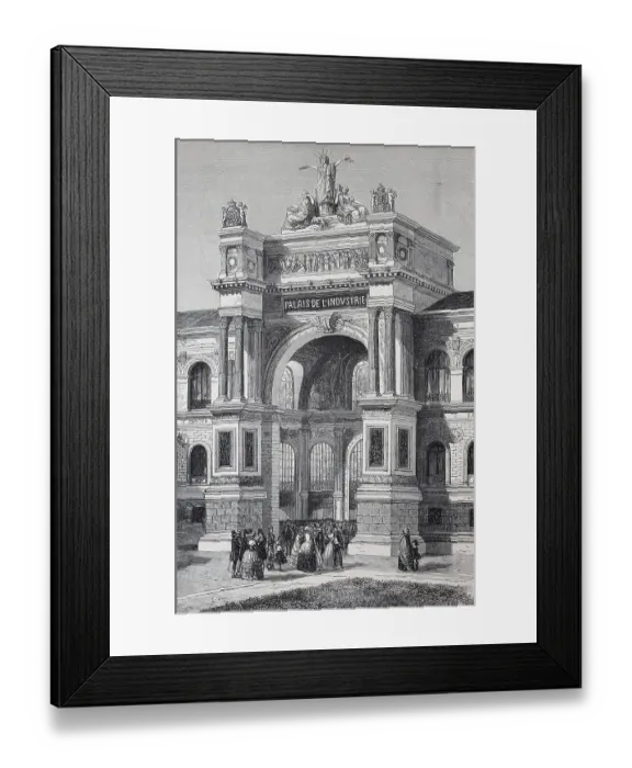 Framed Print : Gate of the Exposition Universelle of 1855 Framed Print : Gate of the Exposition Universelle of 1855