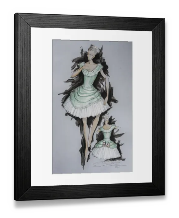 Framed Print : Dance, ballet, theatre costume