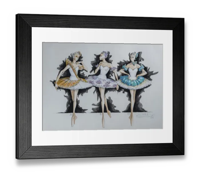 Framed Print : Dance, ballet, theatre costume