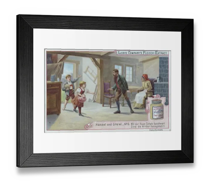 Framed Print : Fairy tale Hansel and Gretel series Framed Print : Fairy tale Hansel and Gretel series