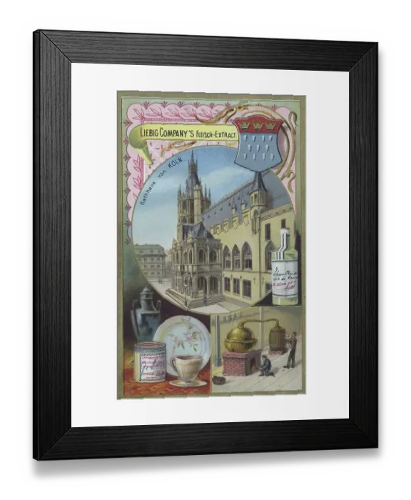 Framed Print : Series City Halls, City Hall of Cologne