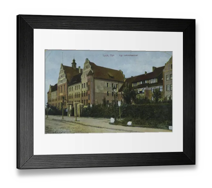 Framed Print : Royal Teachers College in Lyck Framed Print : Royal Teachers College in Lyck