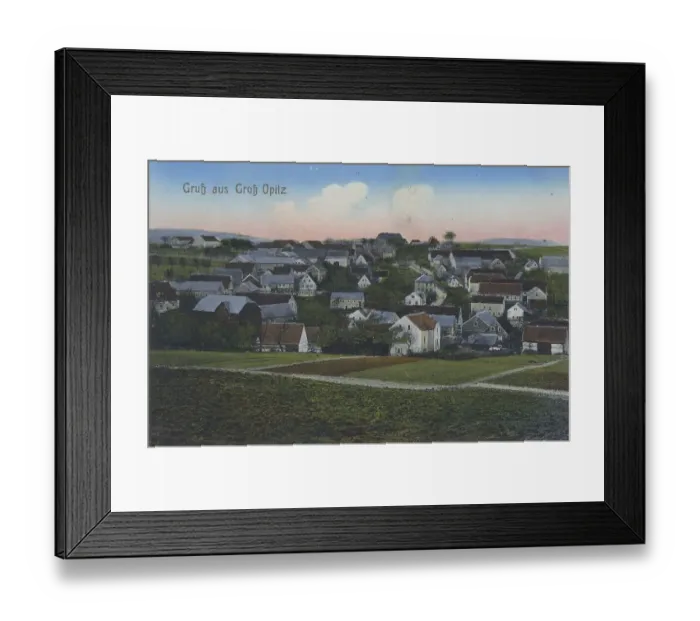 Framed Print : Gross Opitz, Grossopitz, Saxon Switzerland