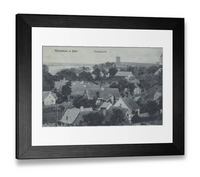 Framed Print : Guestebiese an der Oder, Gozdowice