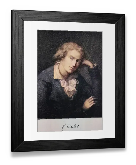 Framed Print : Johann Christoph Friedrich Schiller Framed Print : Johann Christoph Friedrich Schiller