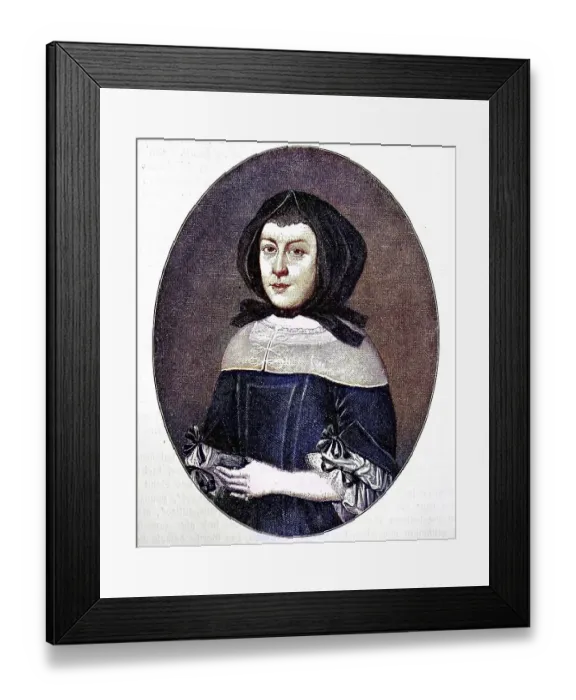 Framed Print : Susanne Katharina von Klettenberg
