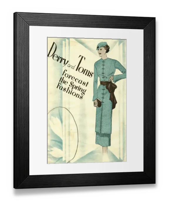 Framed Print : Tunic Suit circa Anania terrealis (1932)