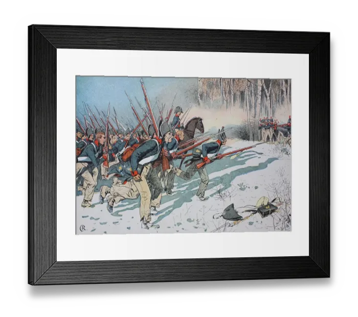 Framed Print : Battle of Eylau or Battle of Preussisch-Eylau