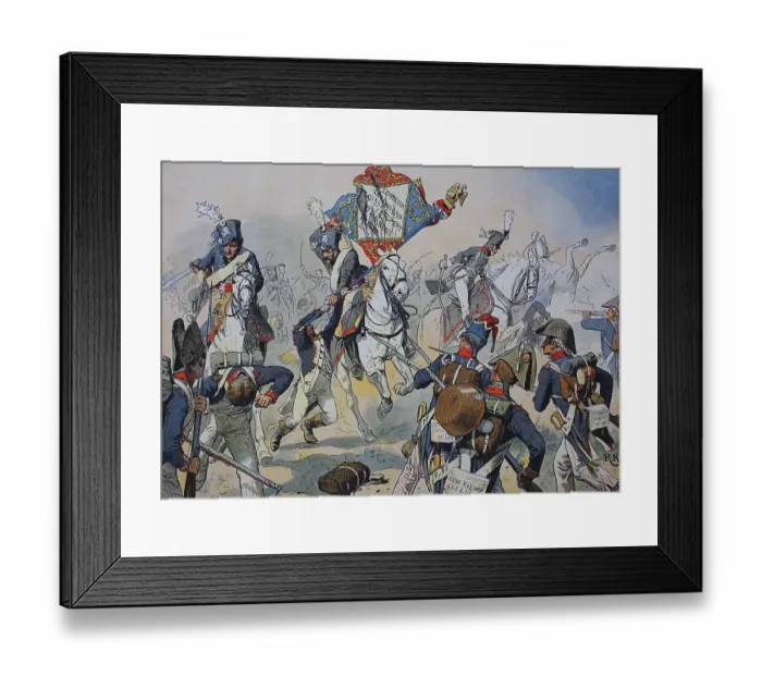Framed Print : The Battle of Heilsberg, 10 June 1807