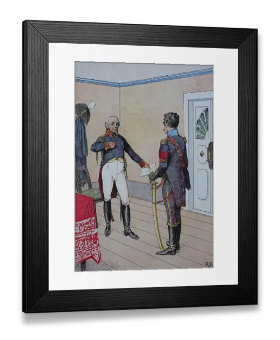 Framed Print : Guillaume Wilhelm Rene de l'Homme