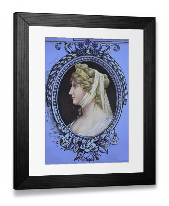 Framed Print : Duchess Louise of Mecklenburg-Strelitz