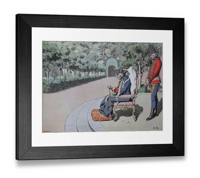 Framed Print : King Frederick the Great, Frederick II
