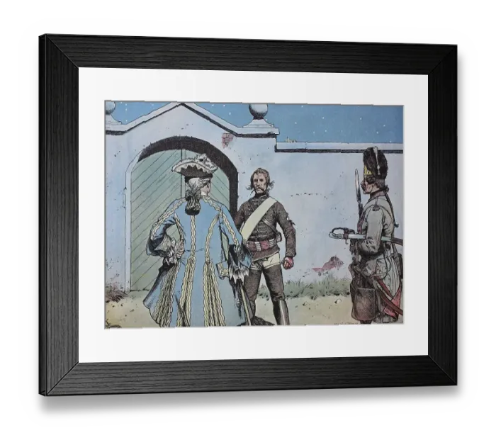 Framed Print : Seven Years War, global conflict fought between 1756 and 1763 Framed Print : Seven Years War, global conflict fought between 1756 and 1763