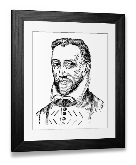 Framed Print : Gaspard de Coligny, Seigneur de Chatillo Framed Print : Gaspard de Coligny, Seigneur de Chatillo