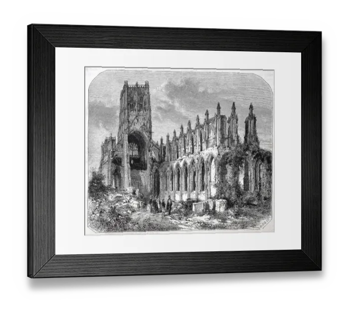 Framed Print : Ruin of the church Saint Bertin Framed Print : Ruin of the church Saint Bertin