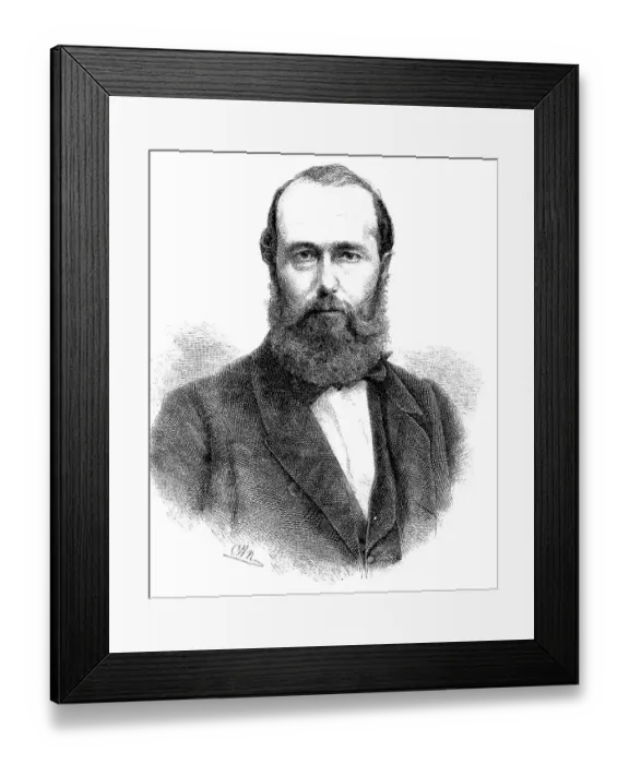 Framed Print : Rudolf von Bennigsen, born 1824 Framed Print : Rudolf von Bennigsen, born 1824