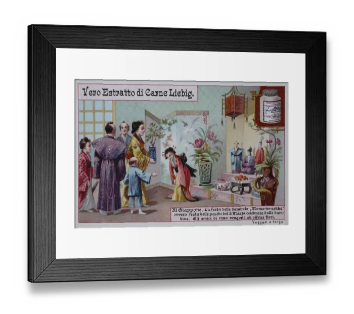 Framed Print : Picture series Japan, The Doll or Peach Festival on 3 March