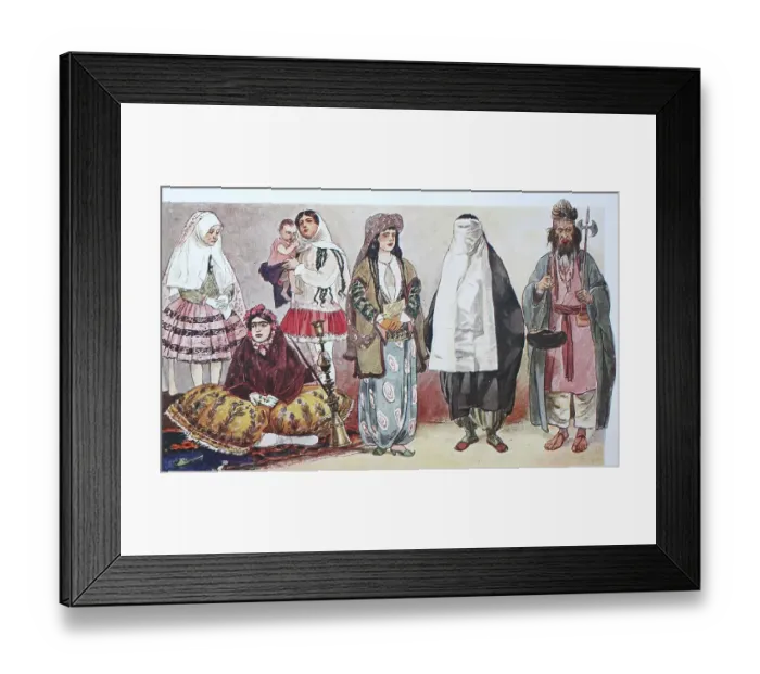 Framed Print : Fashion, from lks, ee woman from Shiraz