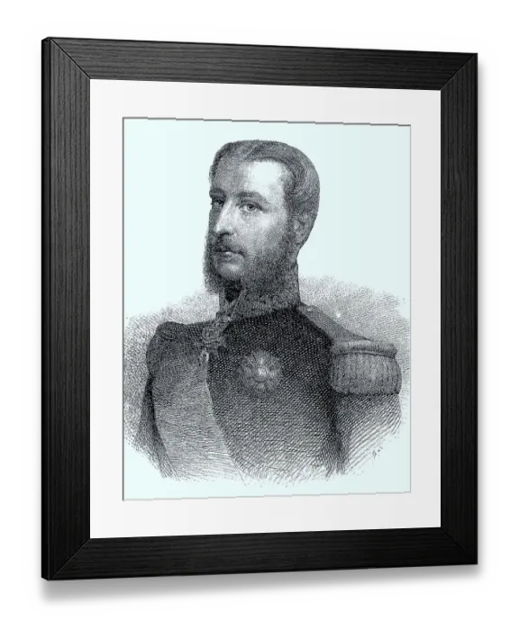 Framed Print : Leopold II, King of the Belgians