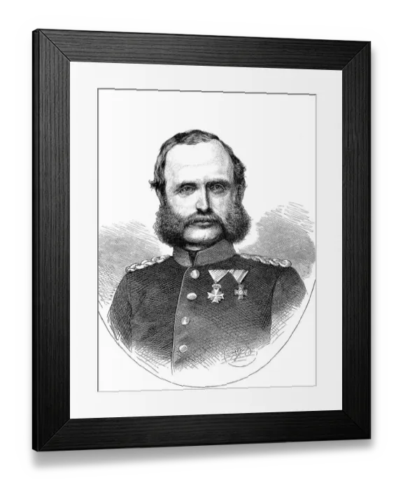 Framed Print : George King of Saxony, in German Framed Print : George King of Saxony, in German