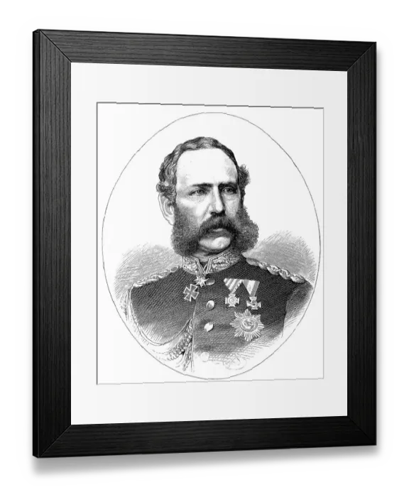 Framed Print : Albert, Friedrich Augustus Albert Anton Ferdinand Joseph Karl Maria Baptist Nepomuk Wilhelm Xaver Georg Fidelis