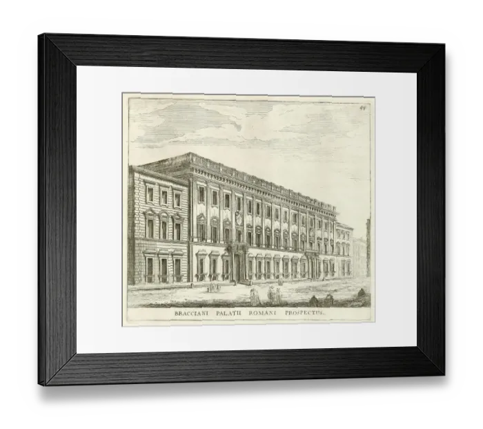 Framed Print : Palace of the Duke of Bracciano Framed Print : Palace of the Duke of Bracciano