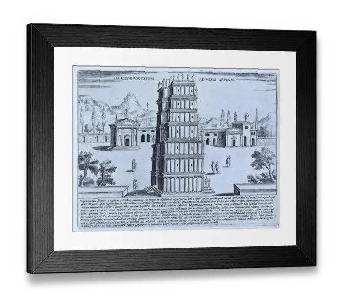 Framed Print : Septizonium Severi ad Viam Appiam Framed Print : Septizonium Severi ad Viam Appiam
