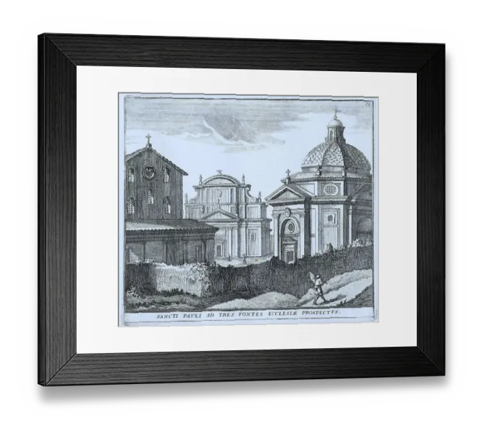Framed Print : Church of S. Paolo alle tre fontane Framed Print : Church of S. Paolo alle tre fontane
